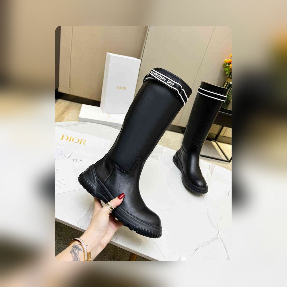 VBS D RACER BOOT CALFSKIN BLACK KDI781VEA S17X