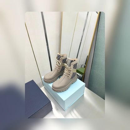 VBS GARDEN LACE UP BOOT BEIGE 3BO315ZYH H164