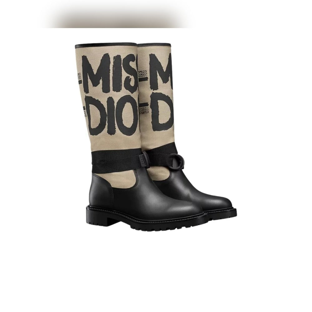 VBS D MAJOR BOOT WITH MISS VBS PRINT WARM TAUPE KDI929CMV S44X