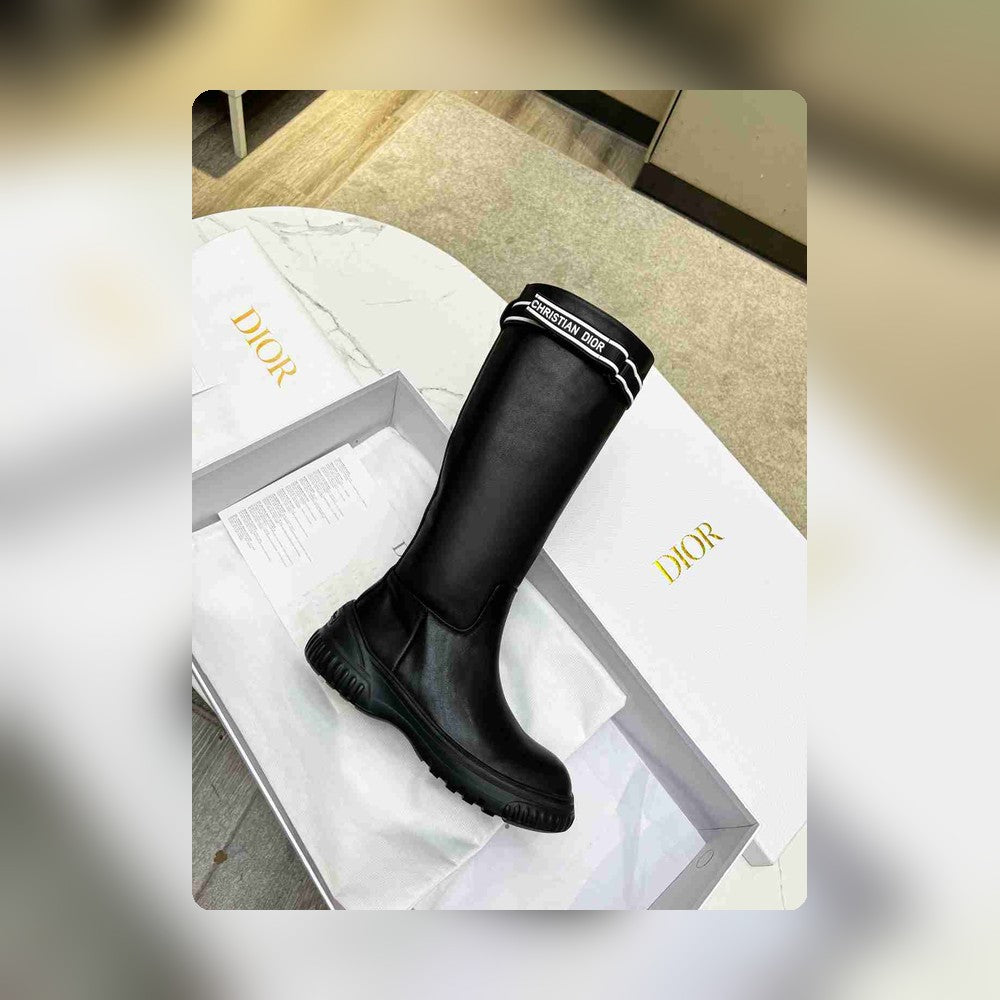 VBS D RACER BOOT CALFSKIN BLACK KDI781VEA S17X