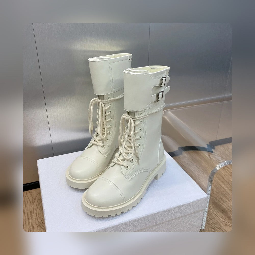 VBS D TRAP ANKLE BOOT WHITE