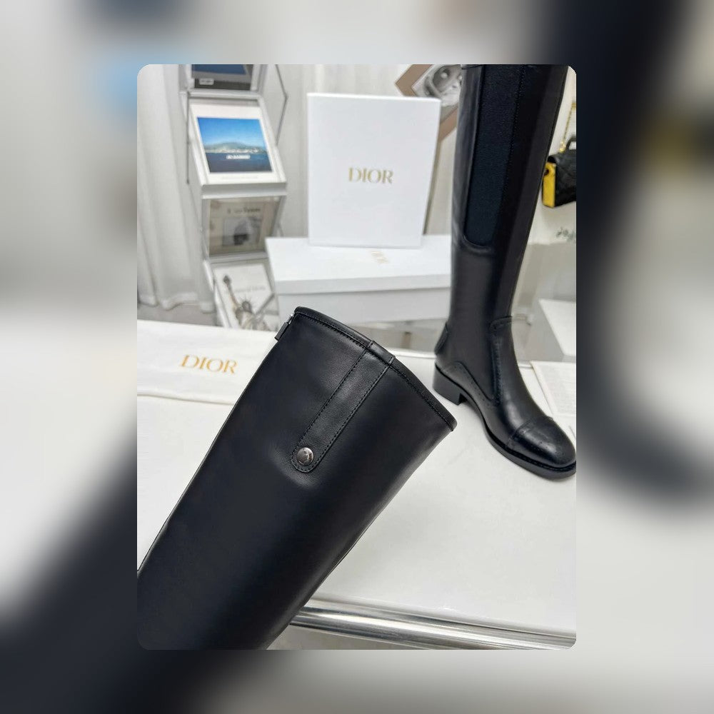 VBS D FOLK BOOT CALFSKIN BLACK