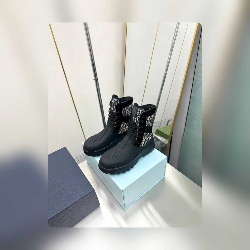 VBS GARDEN LACE UP BOOT BLACK 3BO315ZYH H961