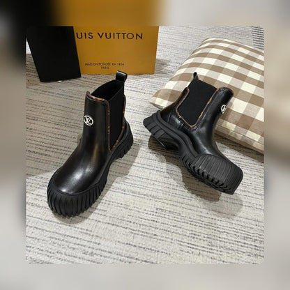 nmb RUBY FLAT ANKLE BOOTS BLACK 1AB0FO