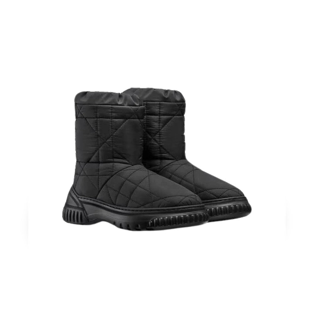 VBS FROST ANKLE BOOT BLACK QUILTED NYLON BLACK