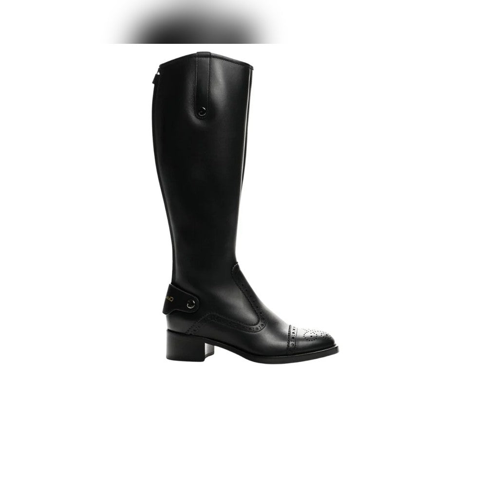 VBS D FOLK BOOT CALFSKIN BLACK