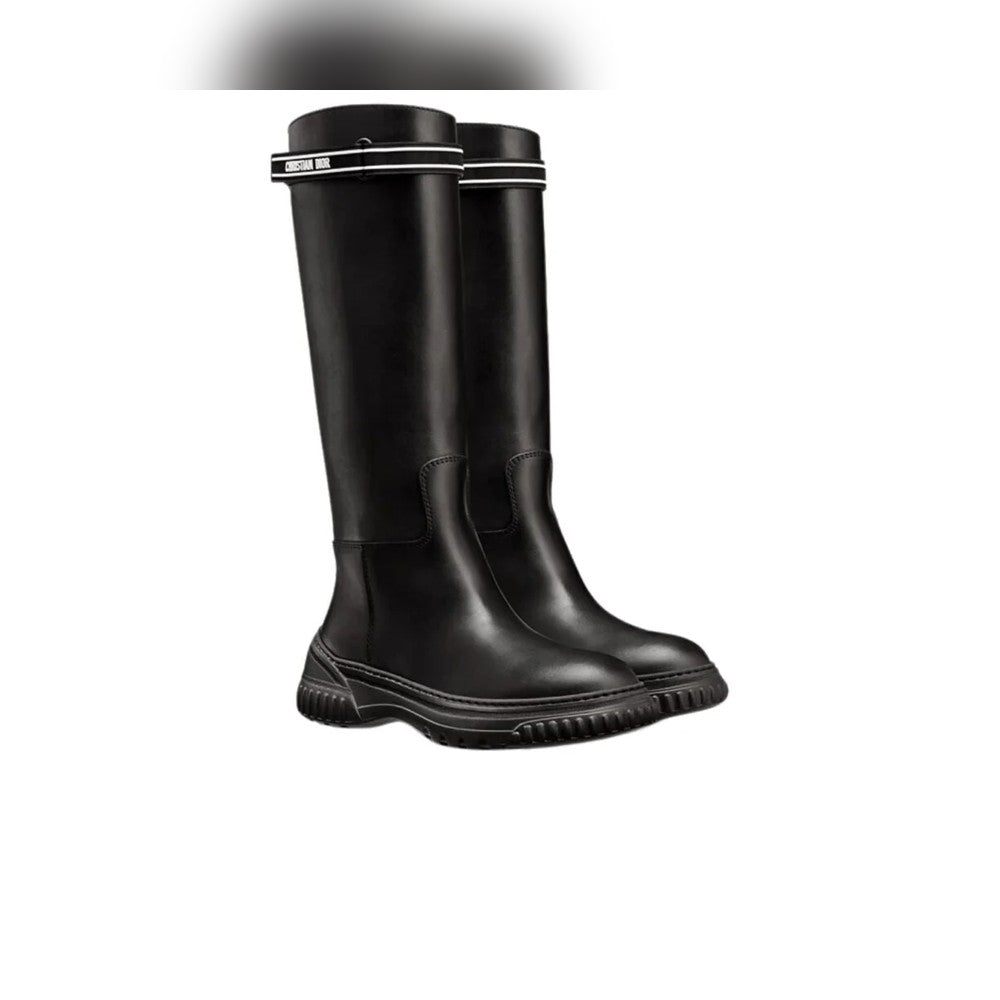 VBS D RACER BOOT CALFSKIN BLACK KDI781VEA S17X