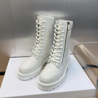 DD D LEADER ANKLE BOOT WHITE KDI733CQC S03W