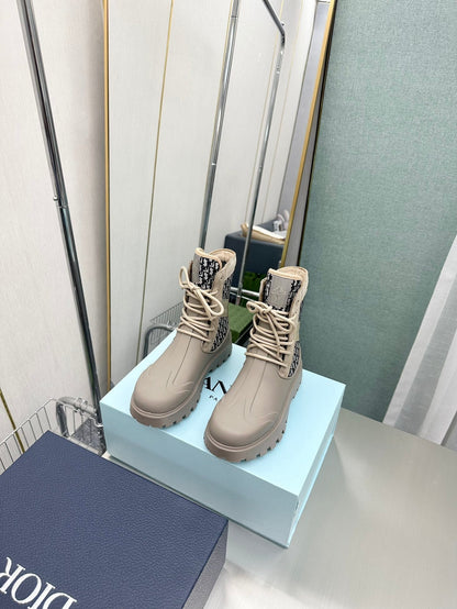 DD GARDEN LACE UP BOOT BEIGE 3BO315ZYH H164