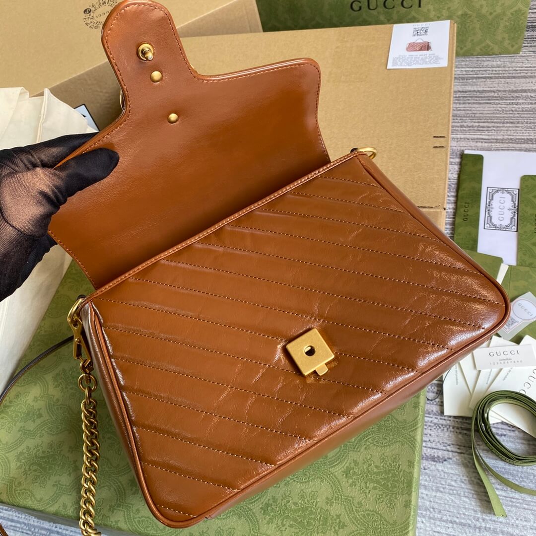 VBS-547260 shoulder bag Handbag Leather apricot Small size