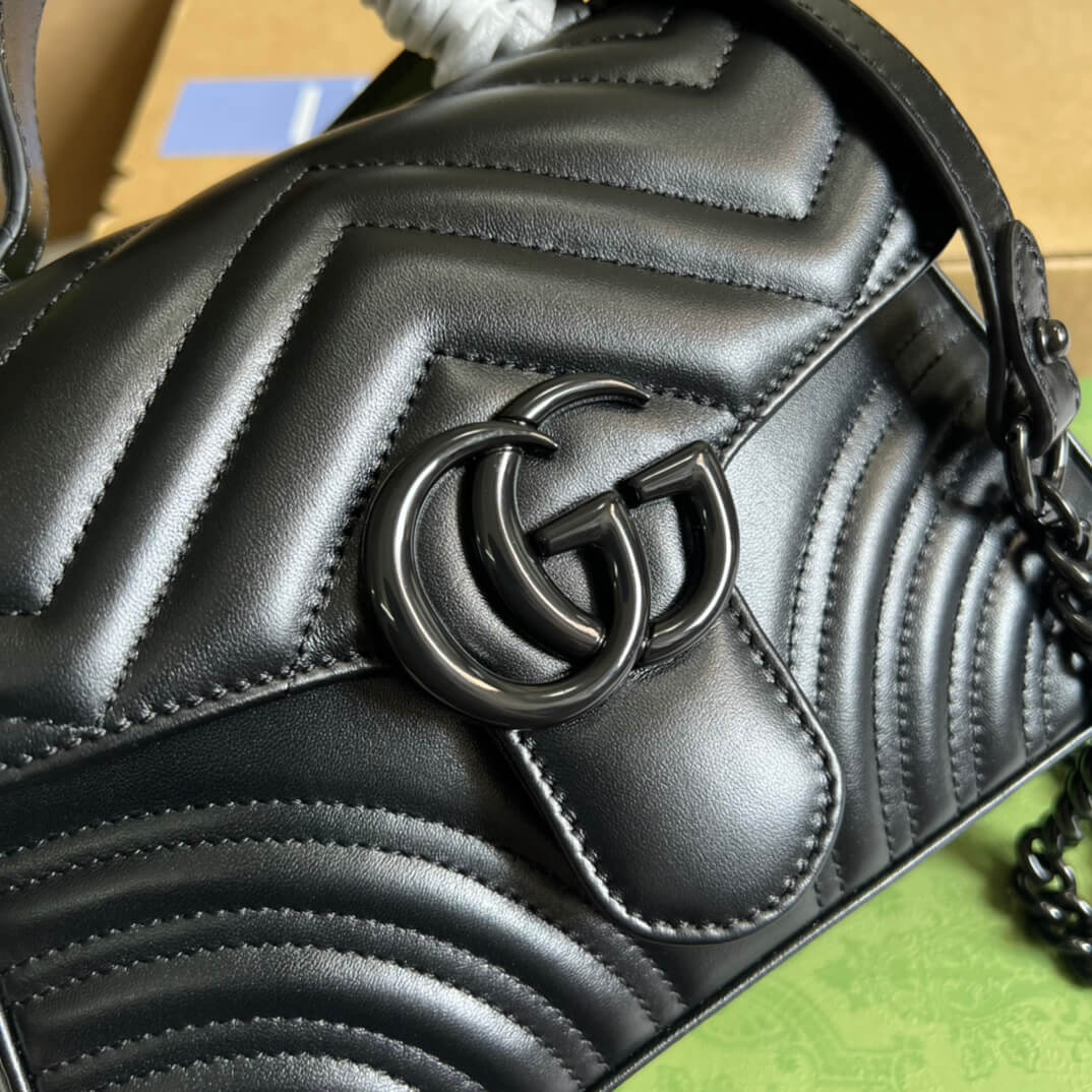 VBS-702563 shoulder bag black Leather black G meta