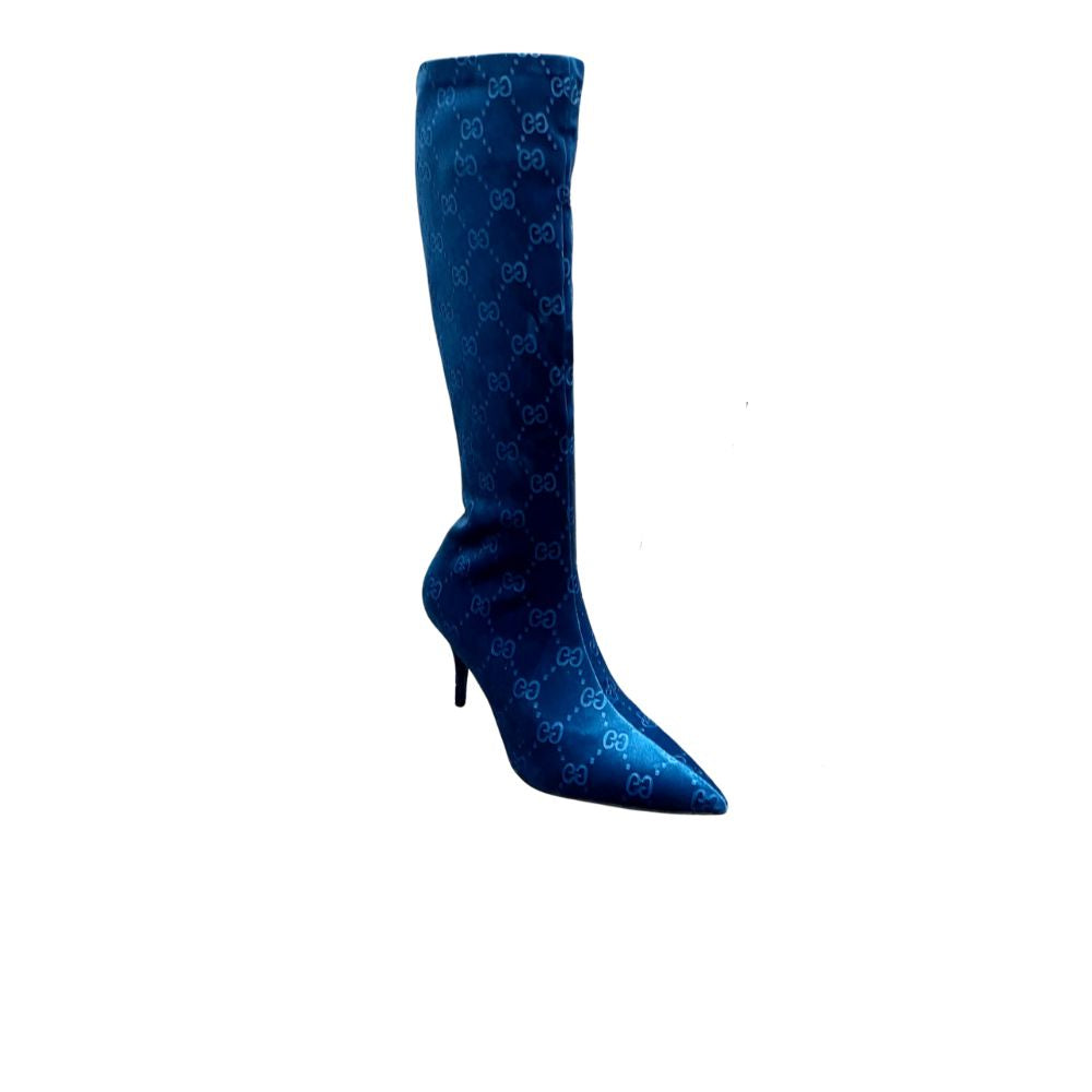 Anum Bags DD WOMEN'S GG KNEE-HIGH BOOT BLUE