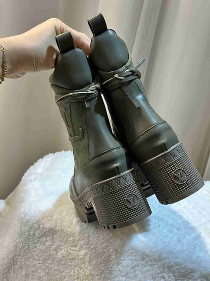 VBS LAUREATE PLATFORM DESERT BOOT KAKI GREEN 1AC7S9