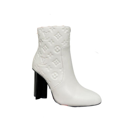 nmb SILHOUETTE ANKLE BOOT WHITE