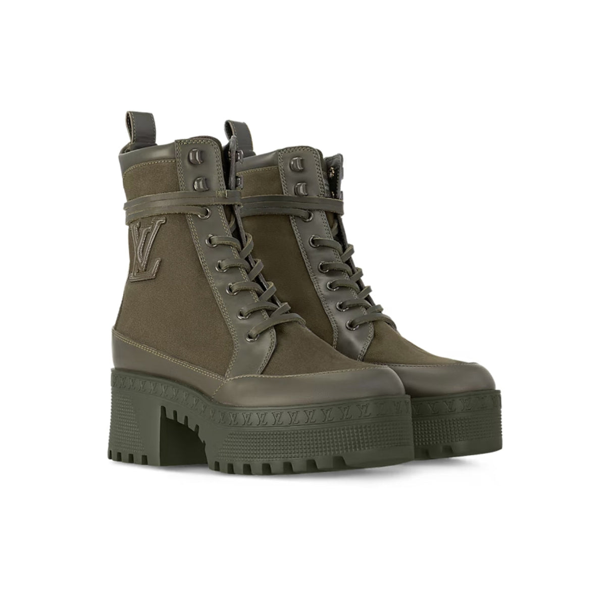 VBS LAUREATE PLATFORM DESERT BOOT KAKI GREEN 1AC7S9