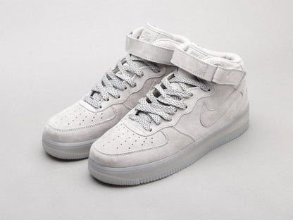 Anum Bags AF1 Mid-top grey suede Champion