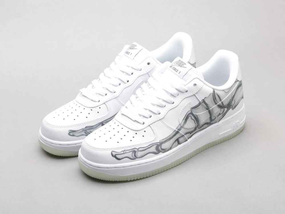 Anum Bags AF1 Skeleton Halloween White