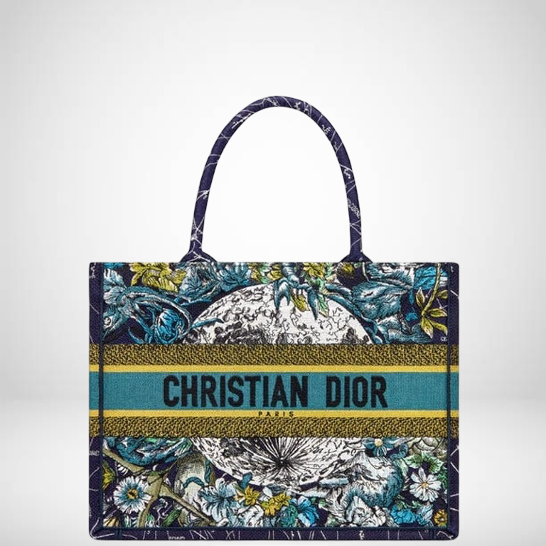 Anum Bags DIR 36CM BLUE CONSTELLATION EMBROIDERY MEDIUM BOOK TOTE