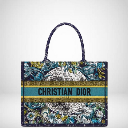 Anum Bags DIR 36CM BLUE CONSTELLATION EMBROIDERY MEDIUM BOOK TOTE