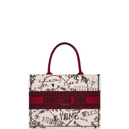 Anum Bags DIR 41CM MULTICOLOR LARGE BOOK TOTE DIRAMOUR JE TAIME