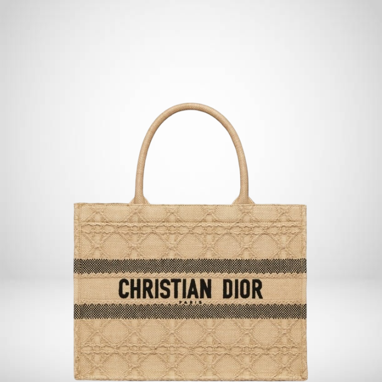 Anum Bags DIR 36CM NATURAL CANNAGE RAFFIA MEDIUM BOOK TOTE