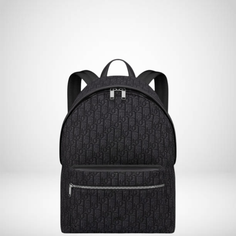 Anum Bags DIR BLACK 40CM RIDER OBLIQUE JACQUARD BACKPACK
