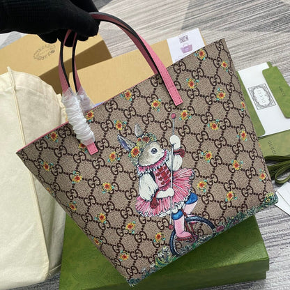 VBS-410812 Handbag Universal for adults and children bunny print
